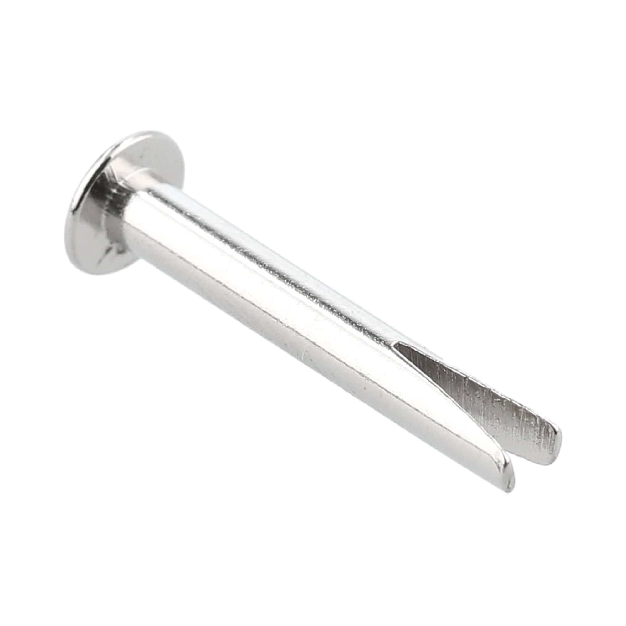 12/16" Nickel, Split Rivet, Steel - 24 pk - Image 2