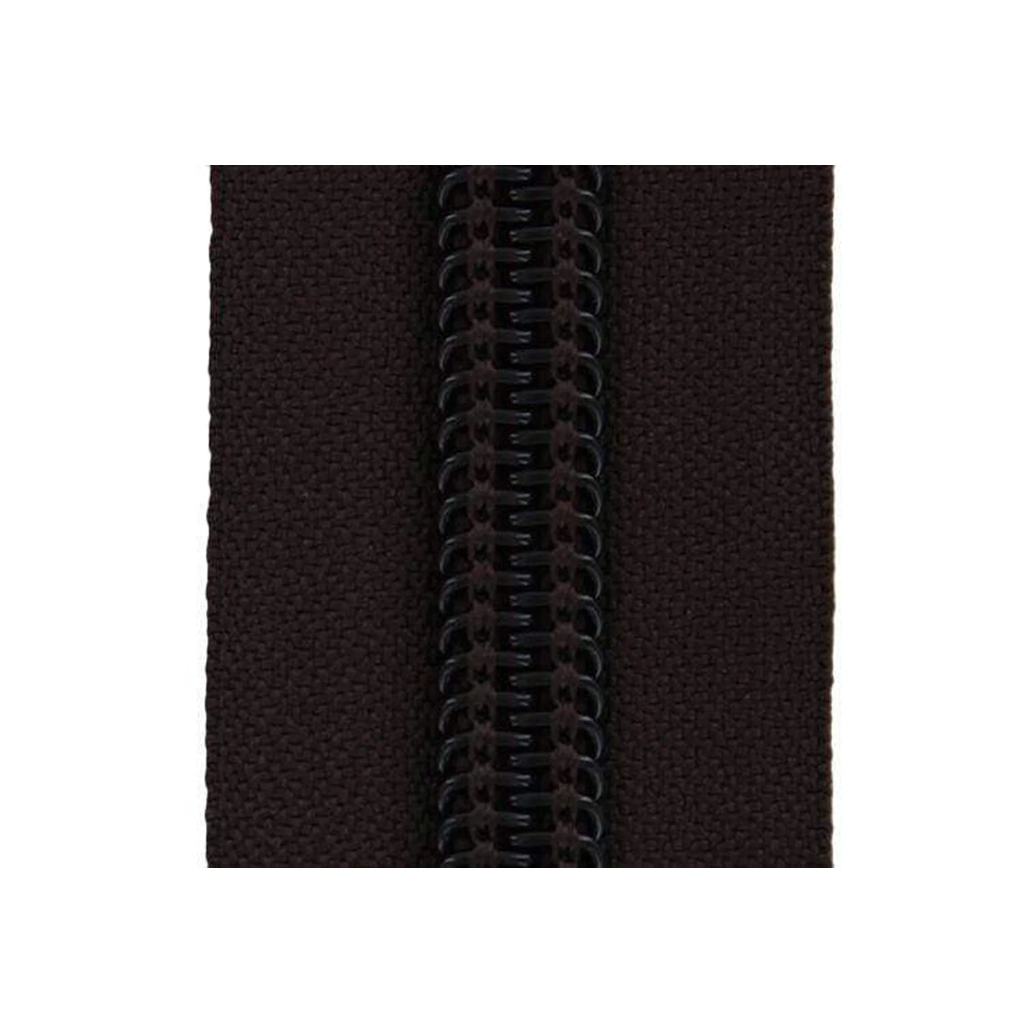 #10 Brown, YKK Coil Chain Zipper Tape, Nylon
