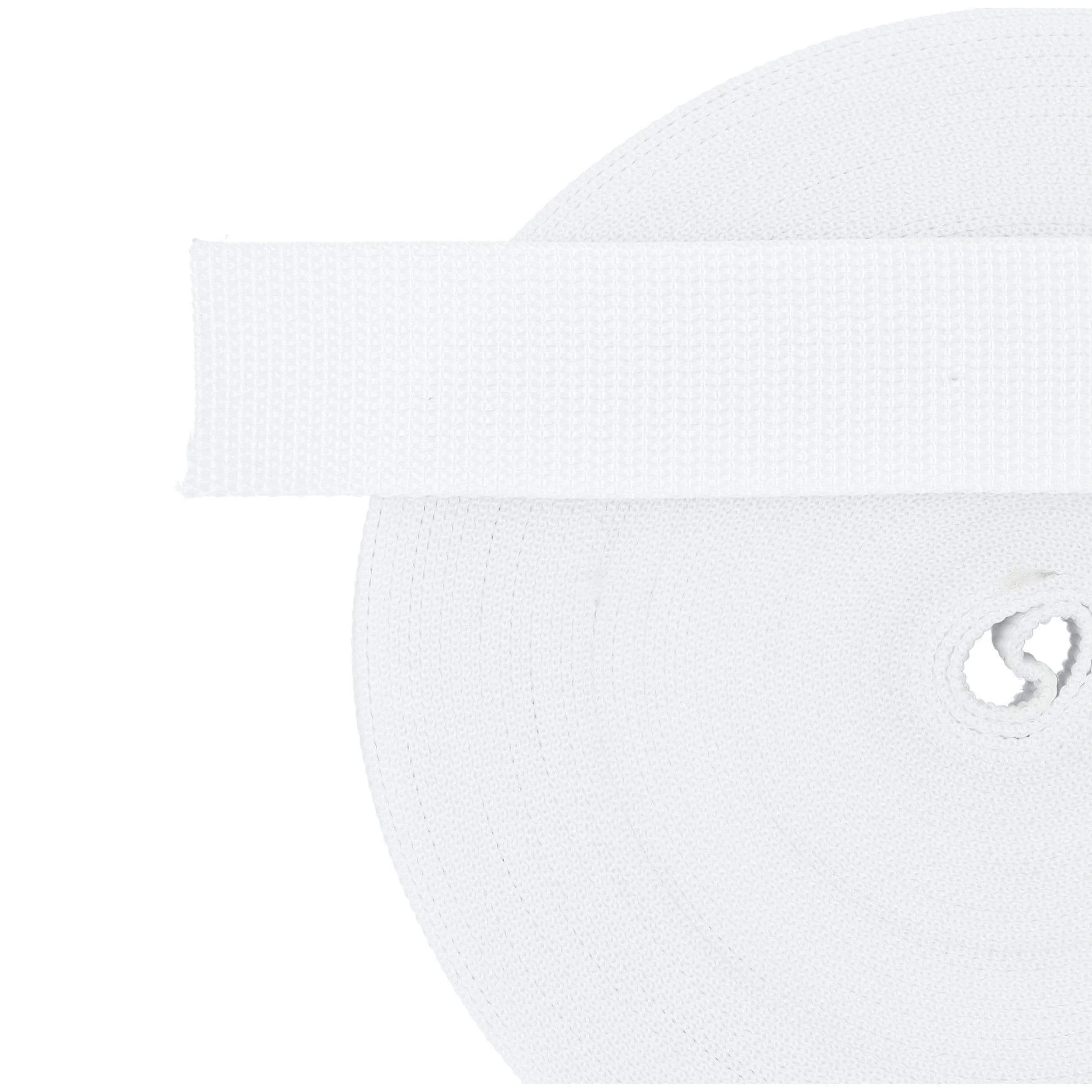 1 1/2" White, Webbing Heavy Wgt, PolyPropylene