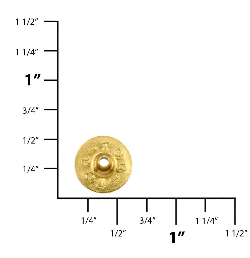 DOT® Baby Durable™ Line 20 Brass Post, Solid Brass - Image 3
