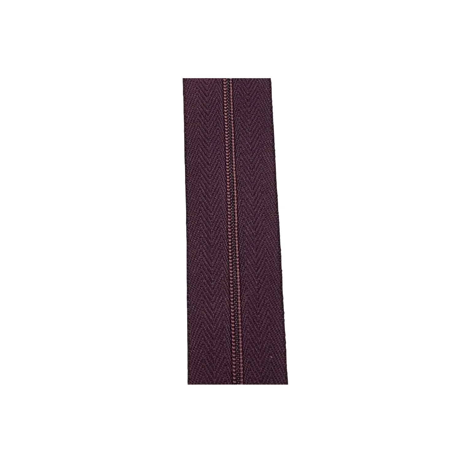 #2.5 Burgundy, YKK Coil Chain Zipper Tape, Nylon