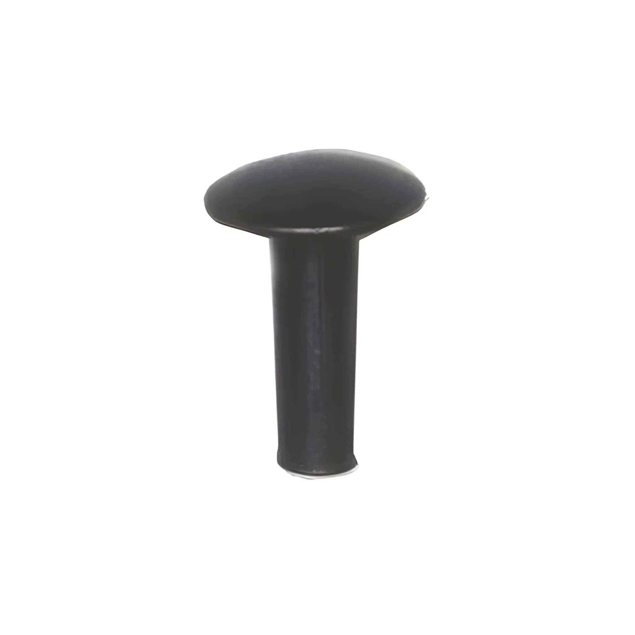 8/16" Gunmetal, 7/16" Head Diameter Tubular Rivet, Steel, 24-pack