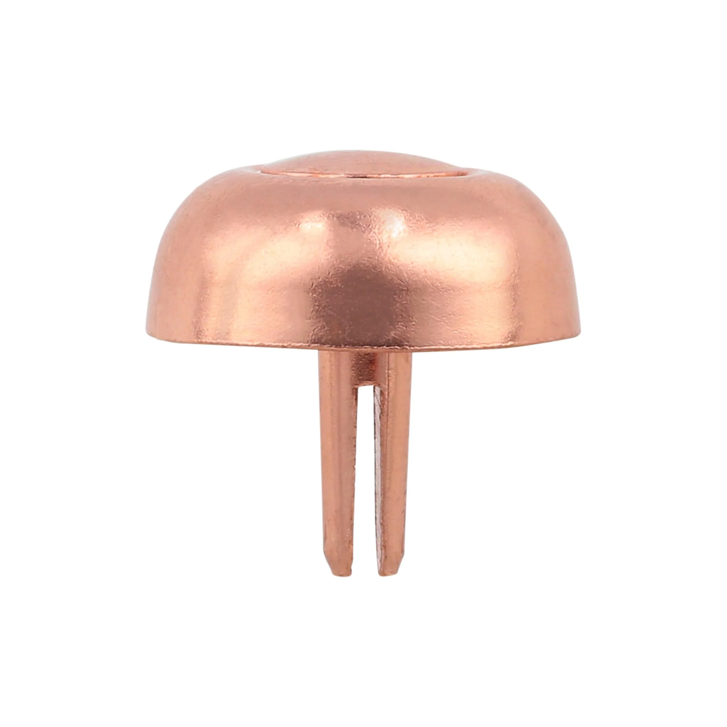 17mm Copper, Round Handbag Bottom Stud, Steel-PK10 - Image 3