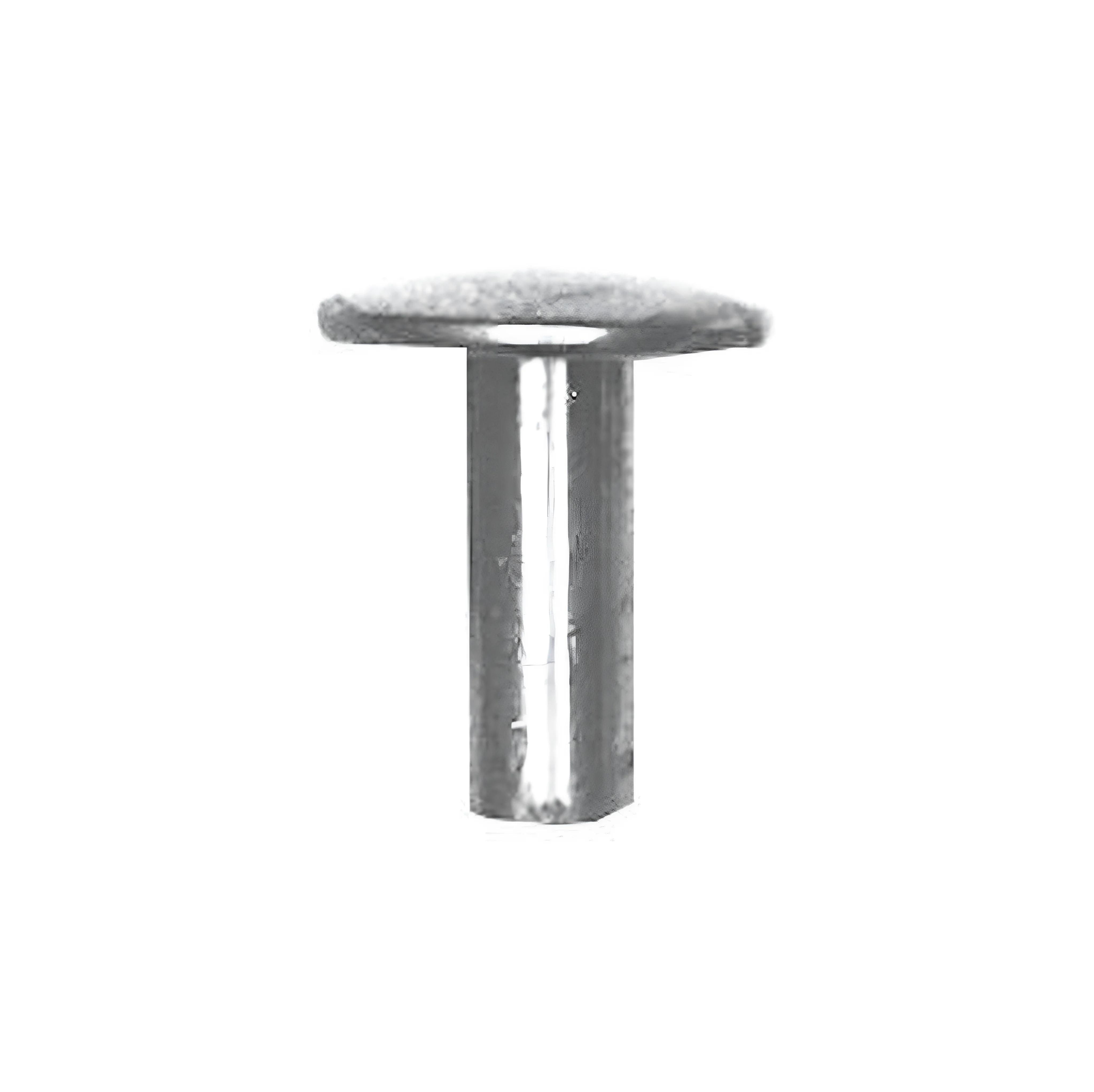 8/16" Black, Tubular Rivet, Steel - 12 pk