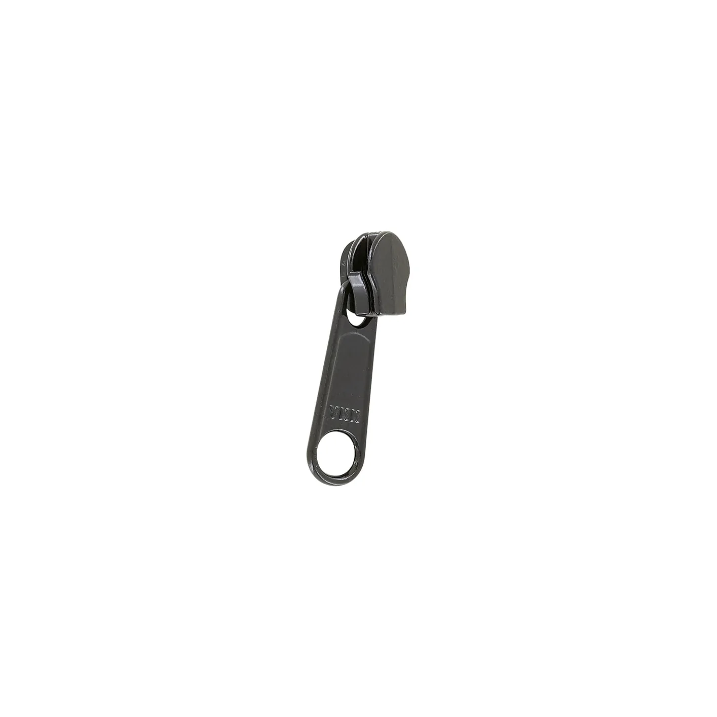 #3 Black, Coil, YKK Long Tab Semi-Swivel Slider, Zinc Alloy - Image 3