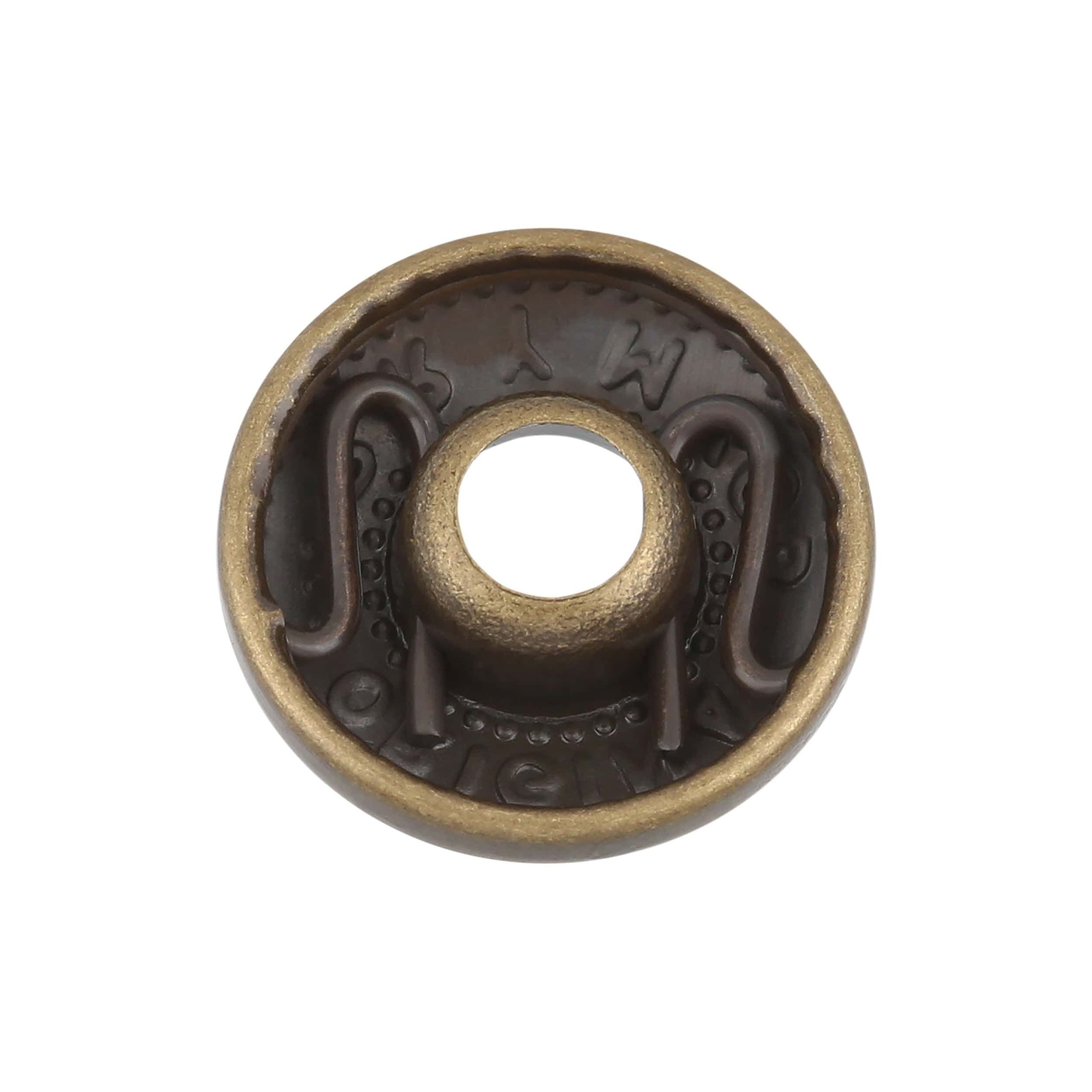 Line 4 Antique Brass, Prym Socket, Zinc Alloy - Image 2