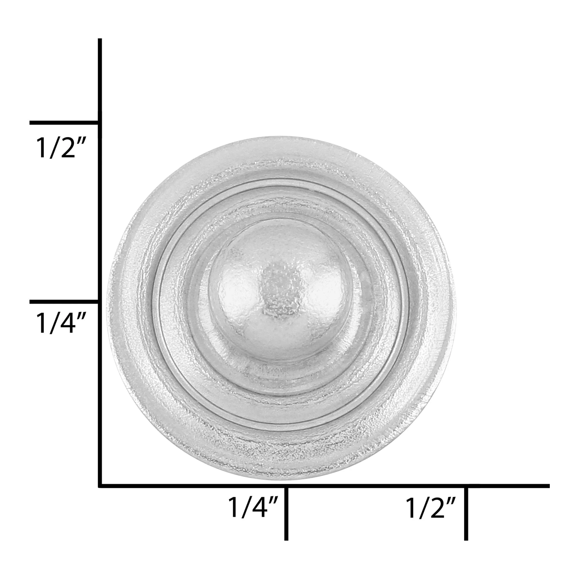 Line 4 Nickel, Parallel Spring Snap Stud, Solid Brass - Image 4