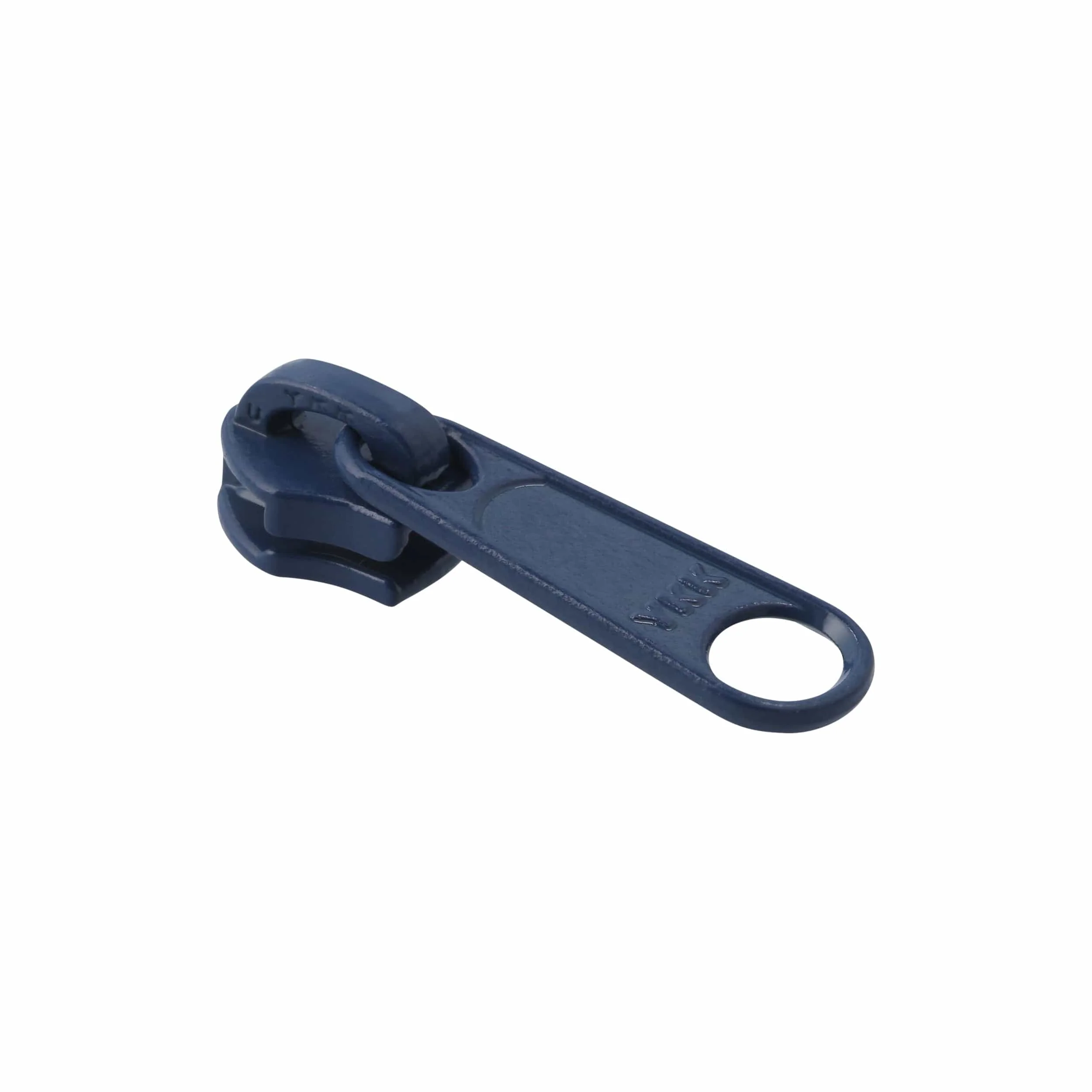 #5 Navy, Coil, YKK Long Tab Semi-Swivel Zipper Slider, Zinc Alloy - Image 2