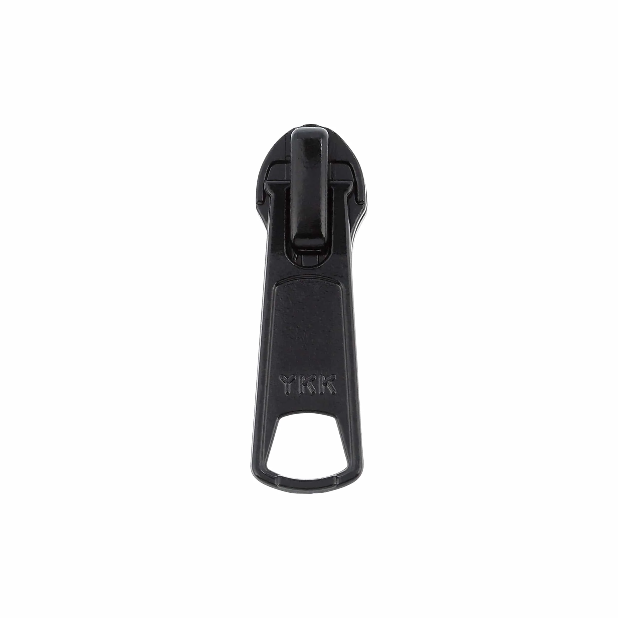 #5 Black, Coil, YKK Long Tab Invisible Auto Lock Zipper Slider, Zinc Alloy