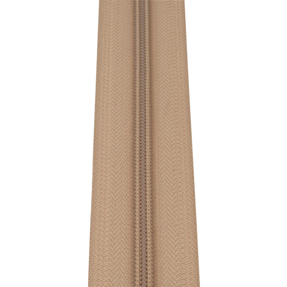 #5 Beige, YKK Coil Zipper Tape, Nylon