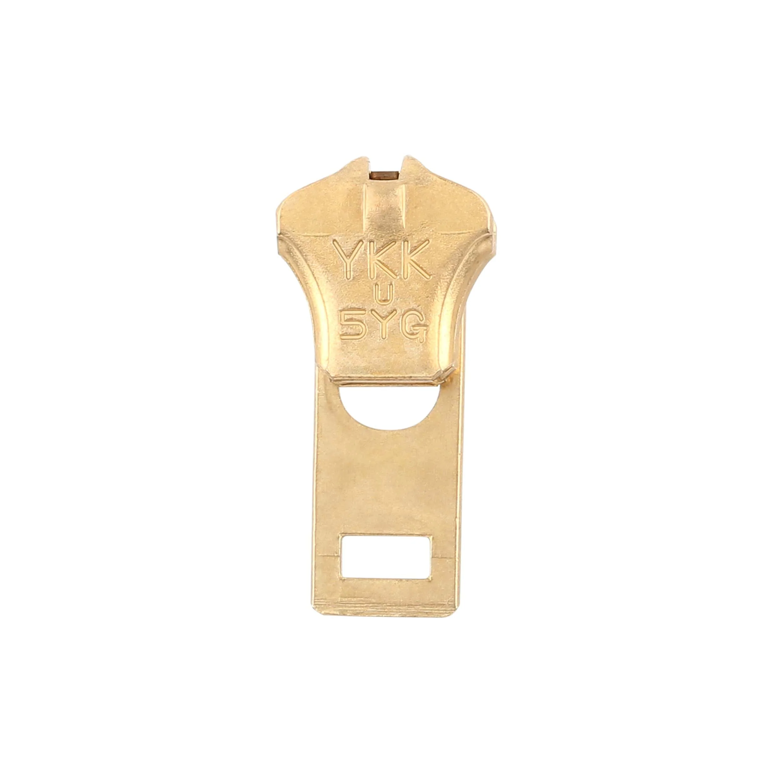 #5 Brass, Metal, YKK Jean Zipper Auto Lock Zipper Slider, Zinc Alloy - Image 3