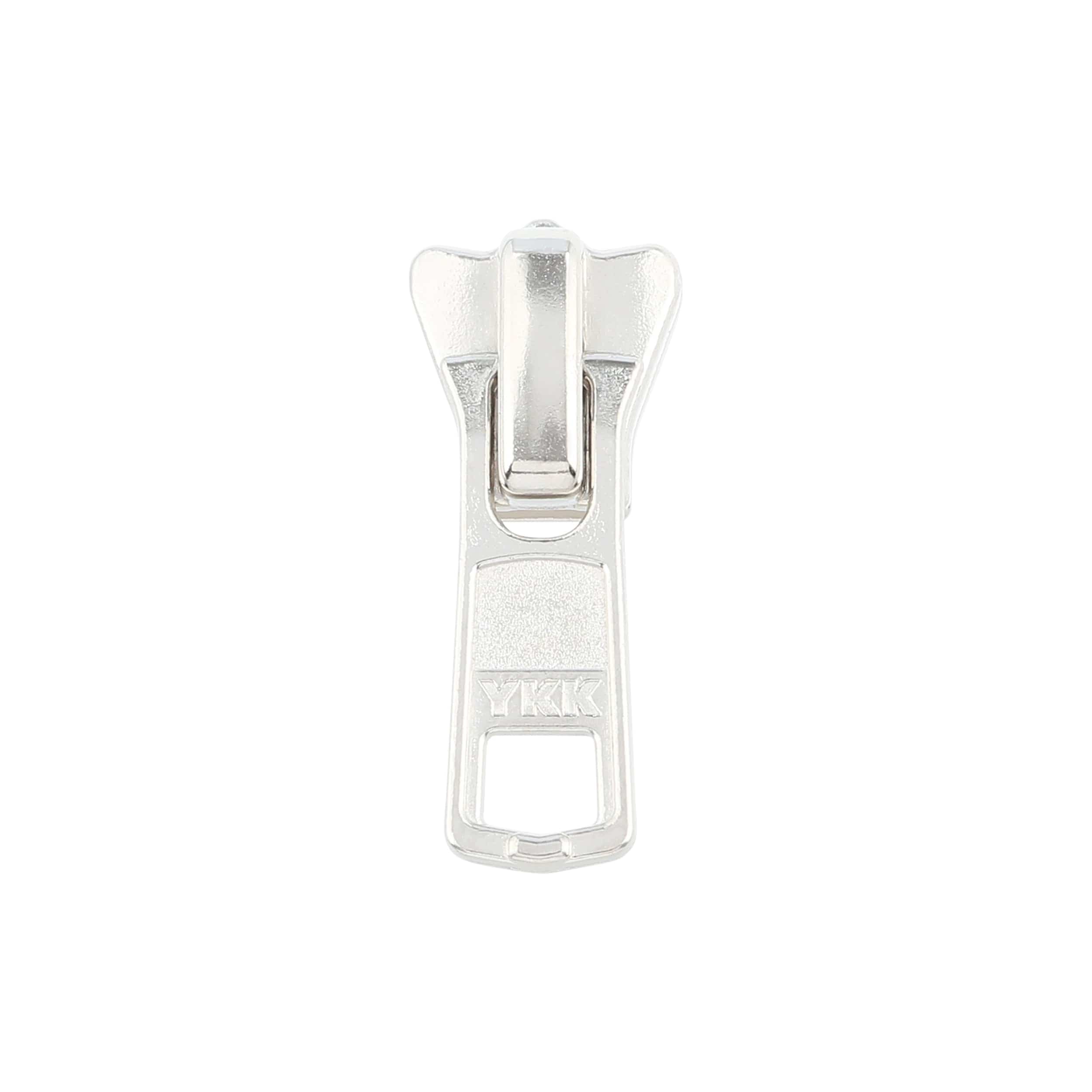 #5 Nickel, YKK Vislon Auto Lock Zipper Slider, Zinc Alloy