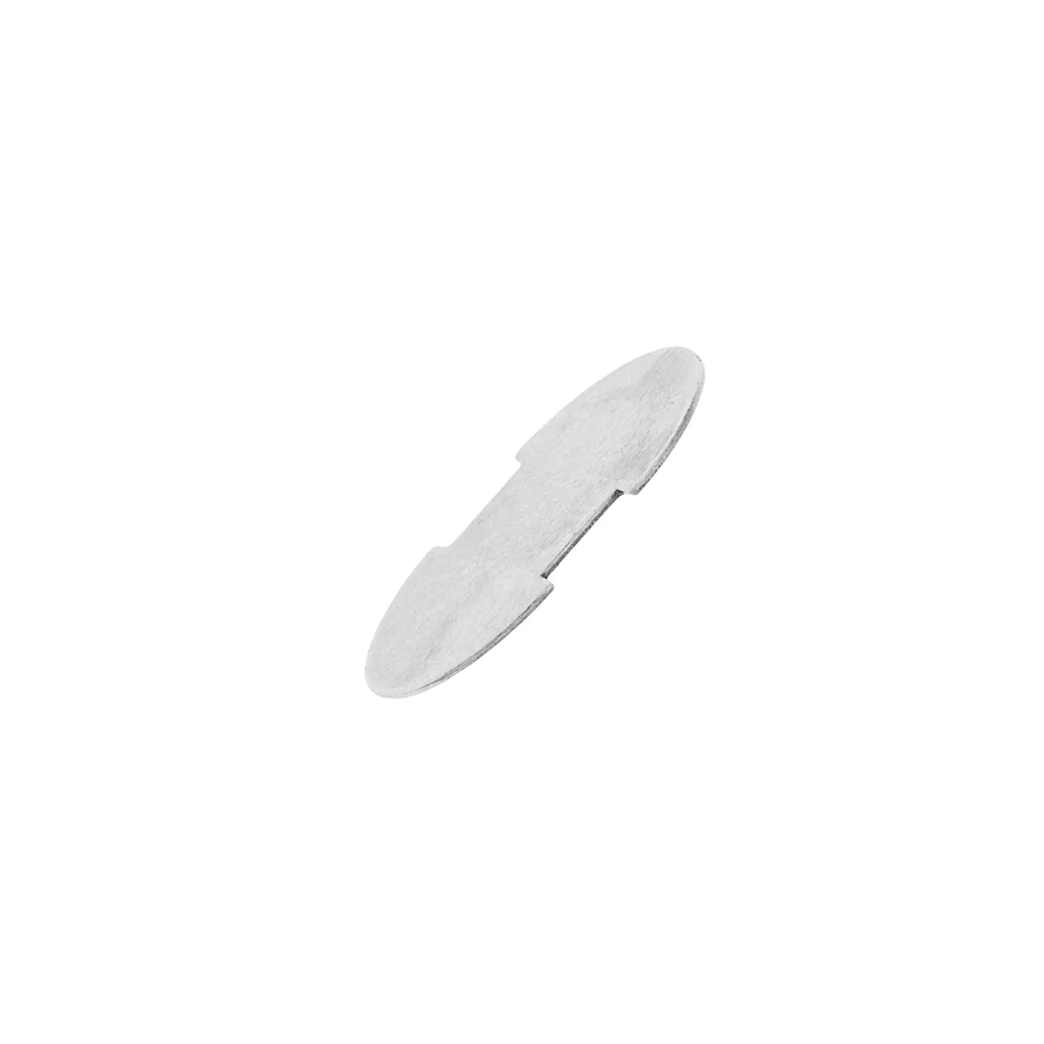 Common SenseĀ® 13/16" Nickel Back Plate, Zinc Alloy - Image 3