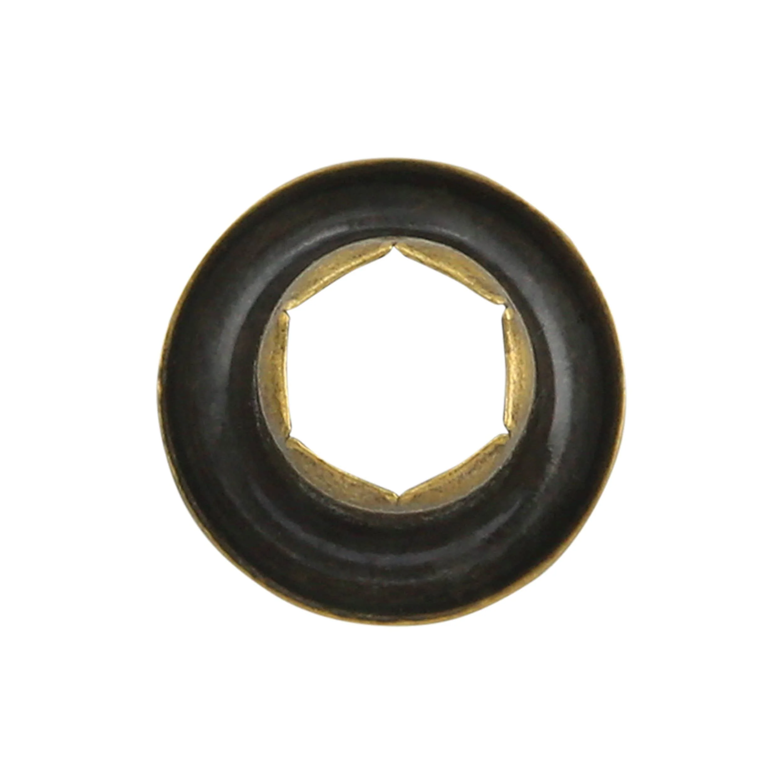 3.9mm Antique Brass, Eyelet, Steel - 12 pk - Image 3