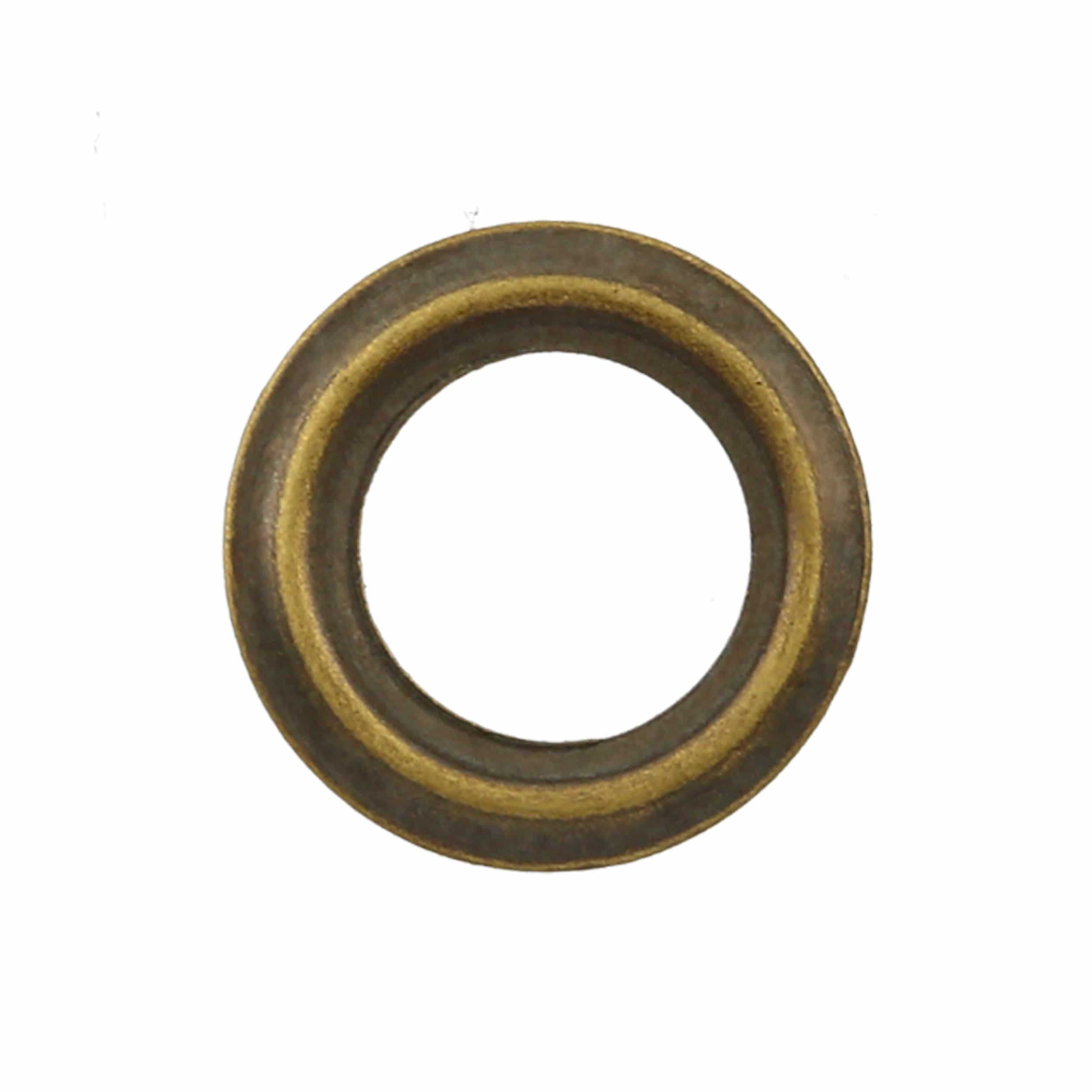 3/8" Antique Brass, 15/64" Inside Diameter Washer, Steel, 24-pack