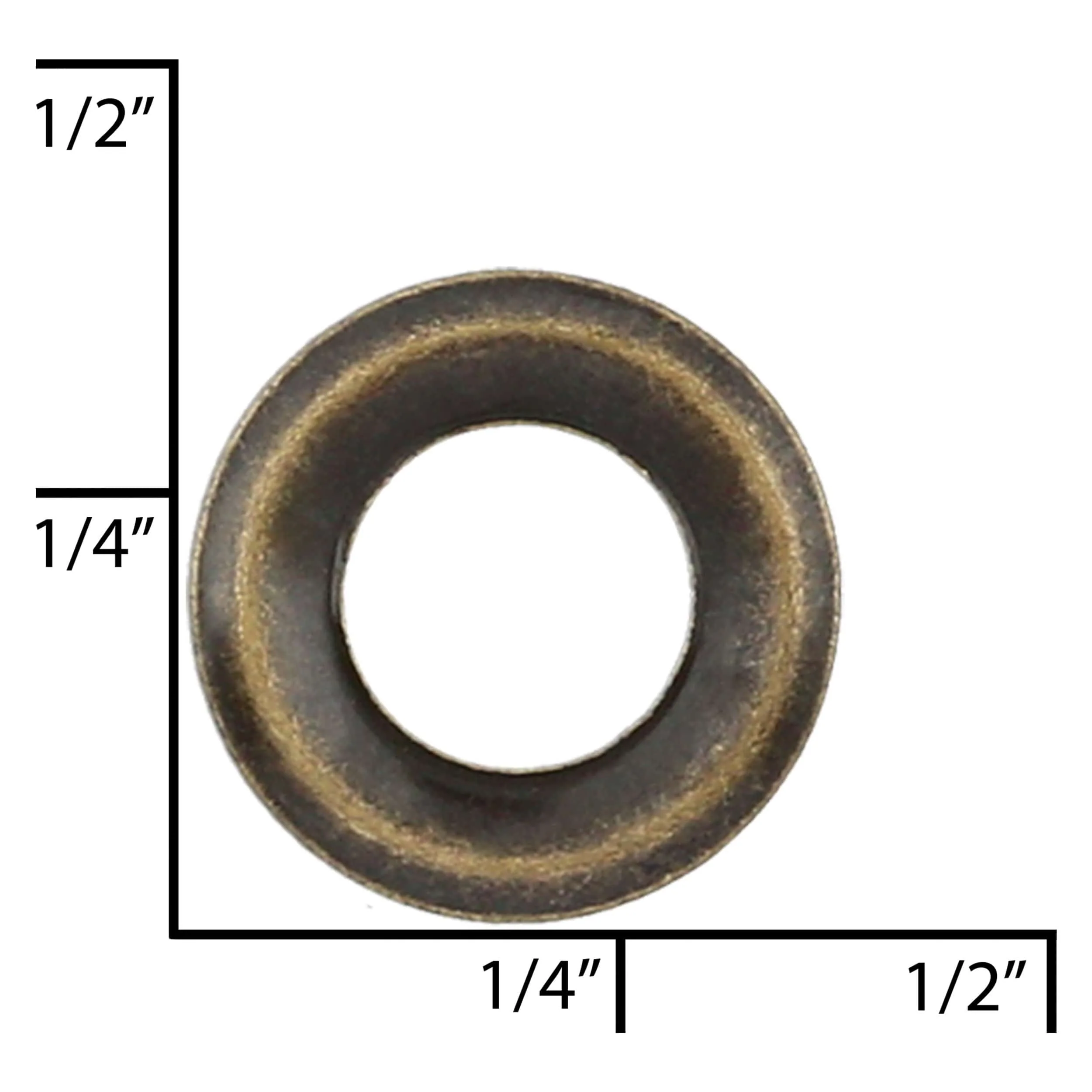 19/64" Antique Brass, Washer, Steel - 36pk - Image 3