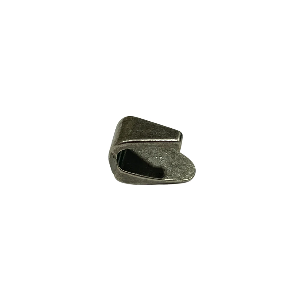 14mm Antique Nickel, Clip-on Ornament, Zinc Alloy