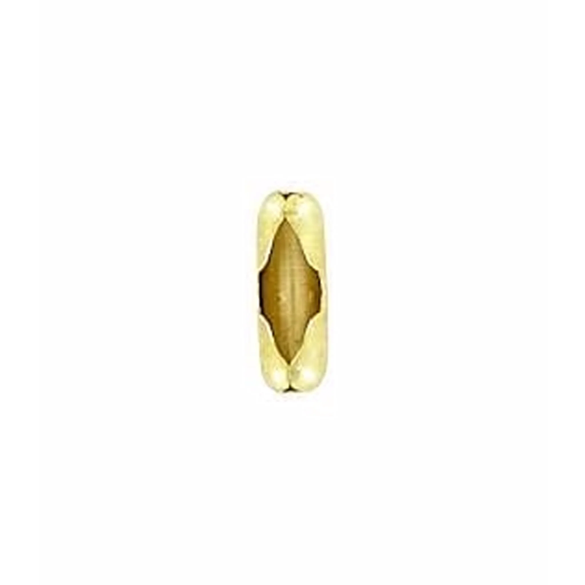 1/2" Brass, Beaded End Connectors, Steel