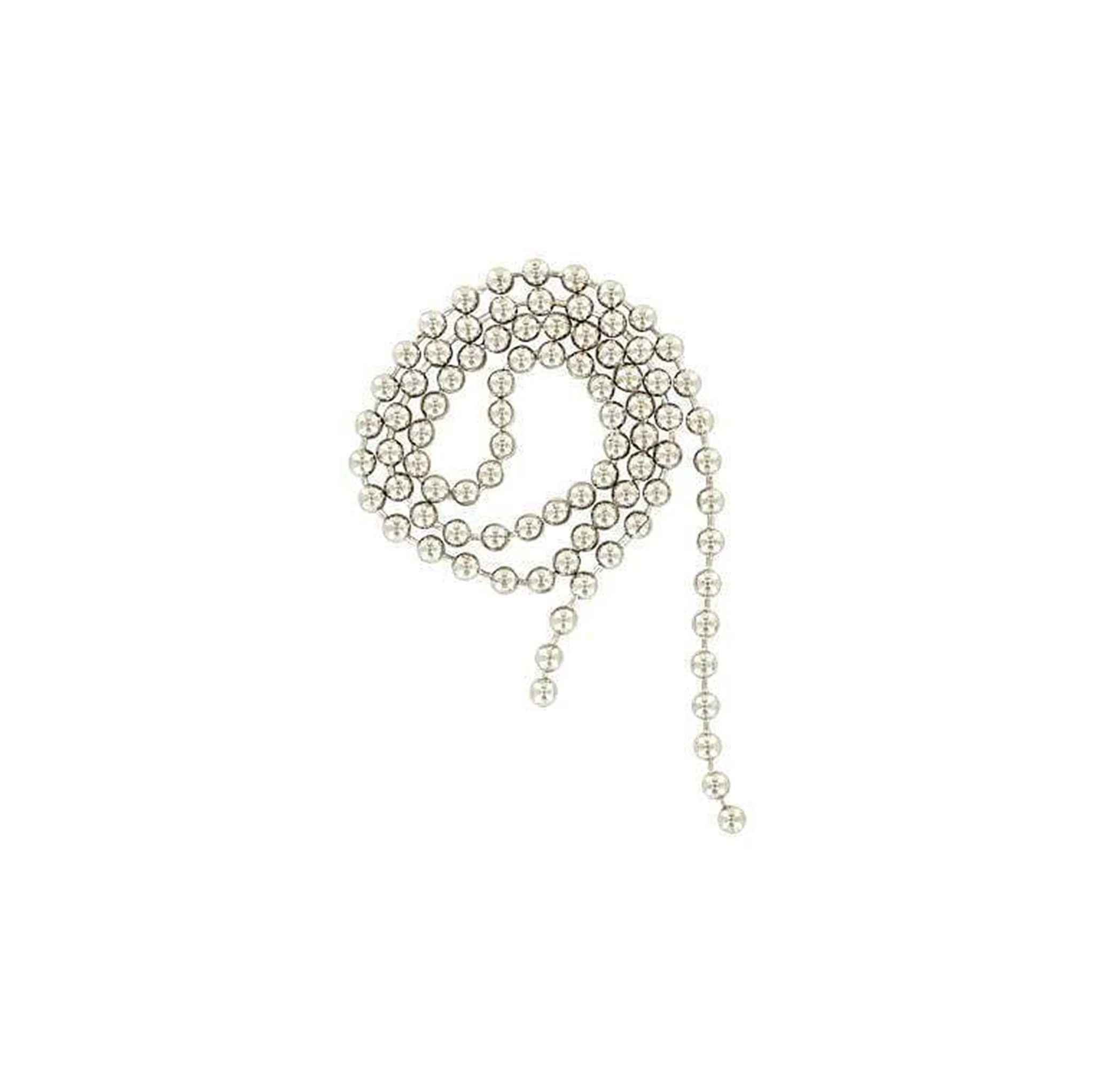 1/8" Nickel, Beaded Key Chain, Steel - Image 3