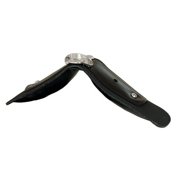 Brahma Webb® Driving Gig Saddle, Black with Stainless