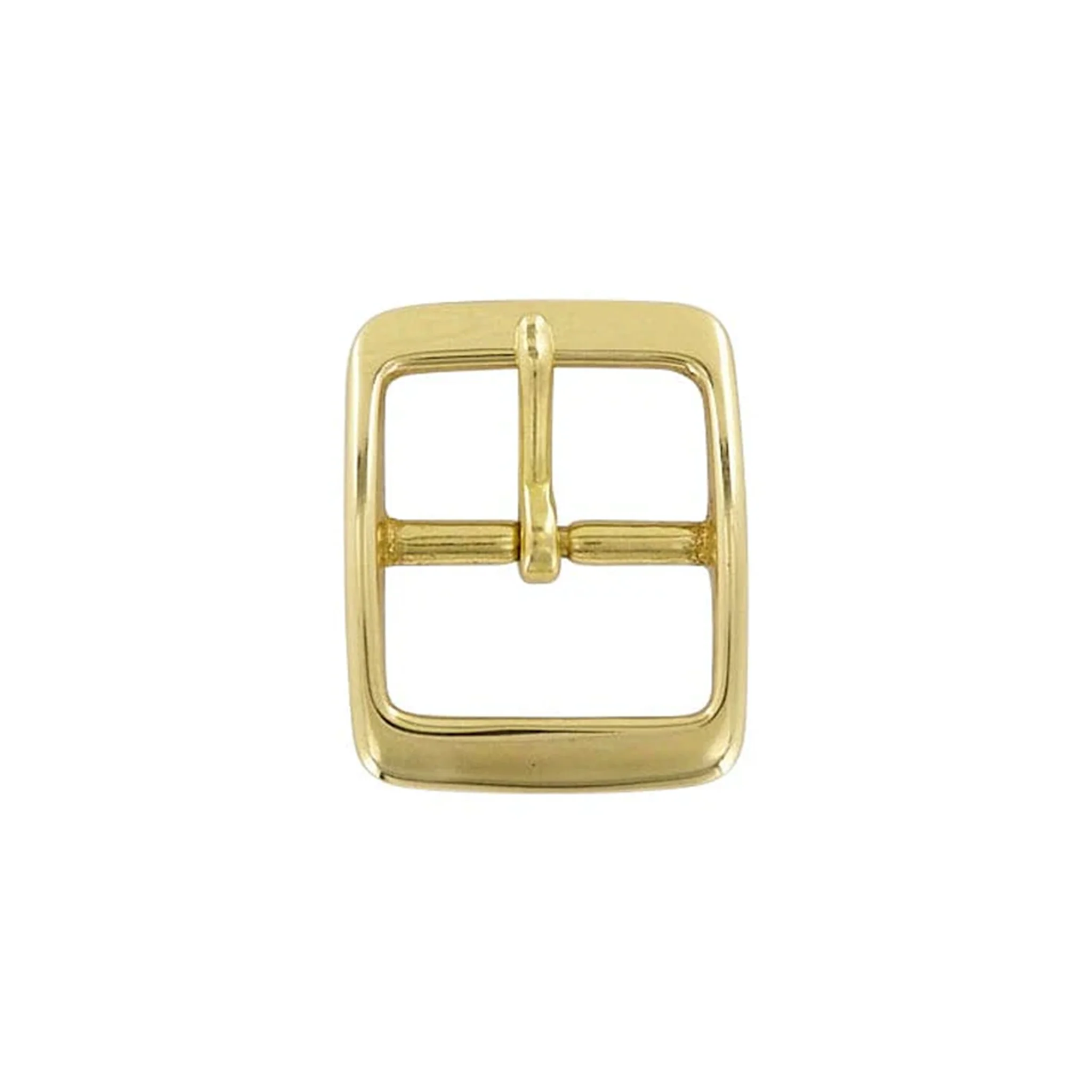 1 1/4" Brass, 43x53mm Center Bar Buckle, Solid Brass - Image 4