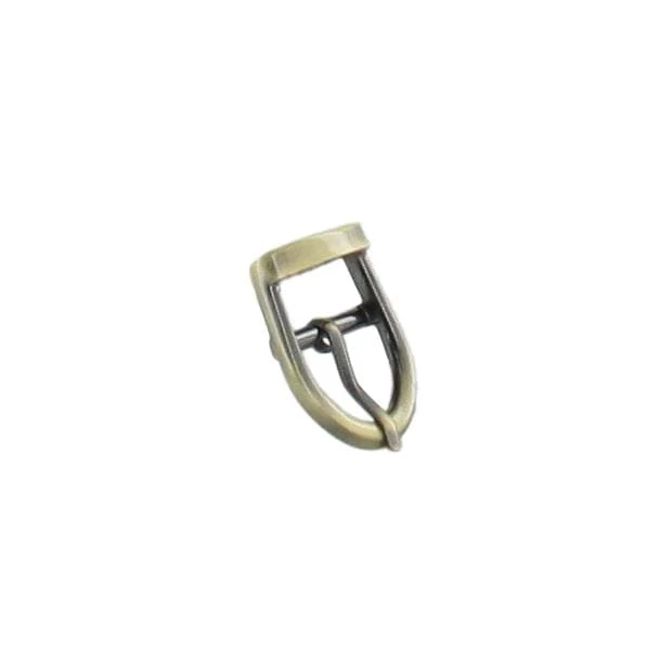 3/4" Antique Brass, 23x22mm D Shaped Center Bar Buckle, Zinc Alloy - Image 3