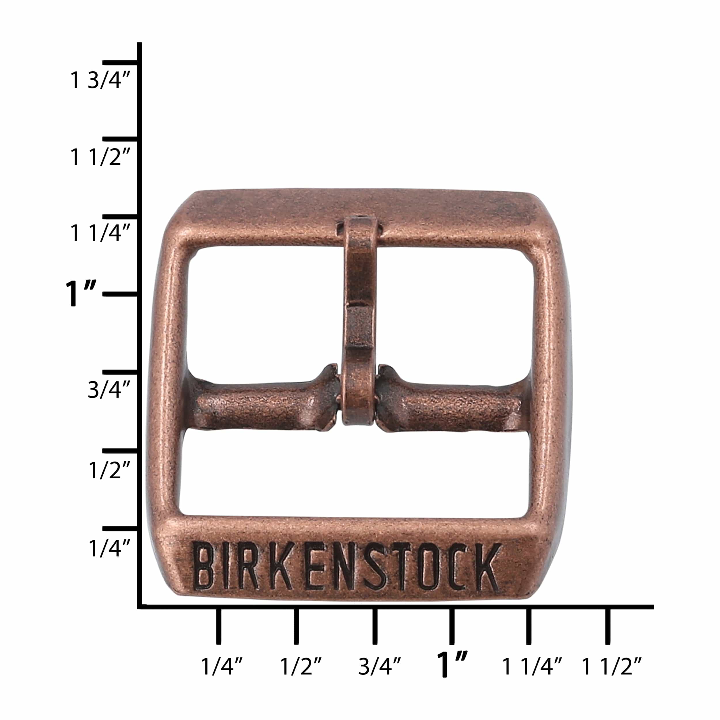 25mm Antique Copper, Birkenstock Buckle, Steel - Image 4