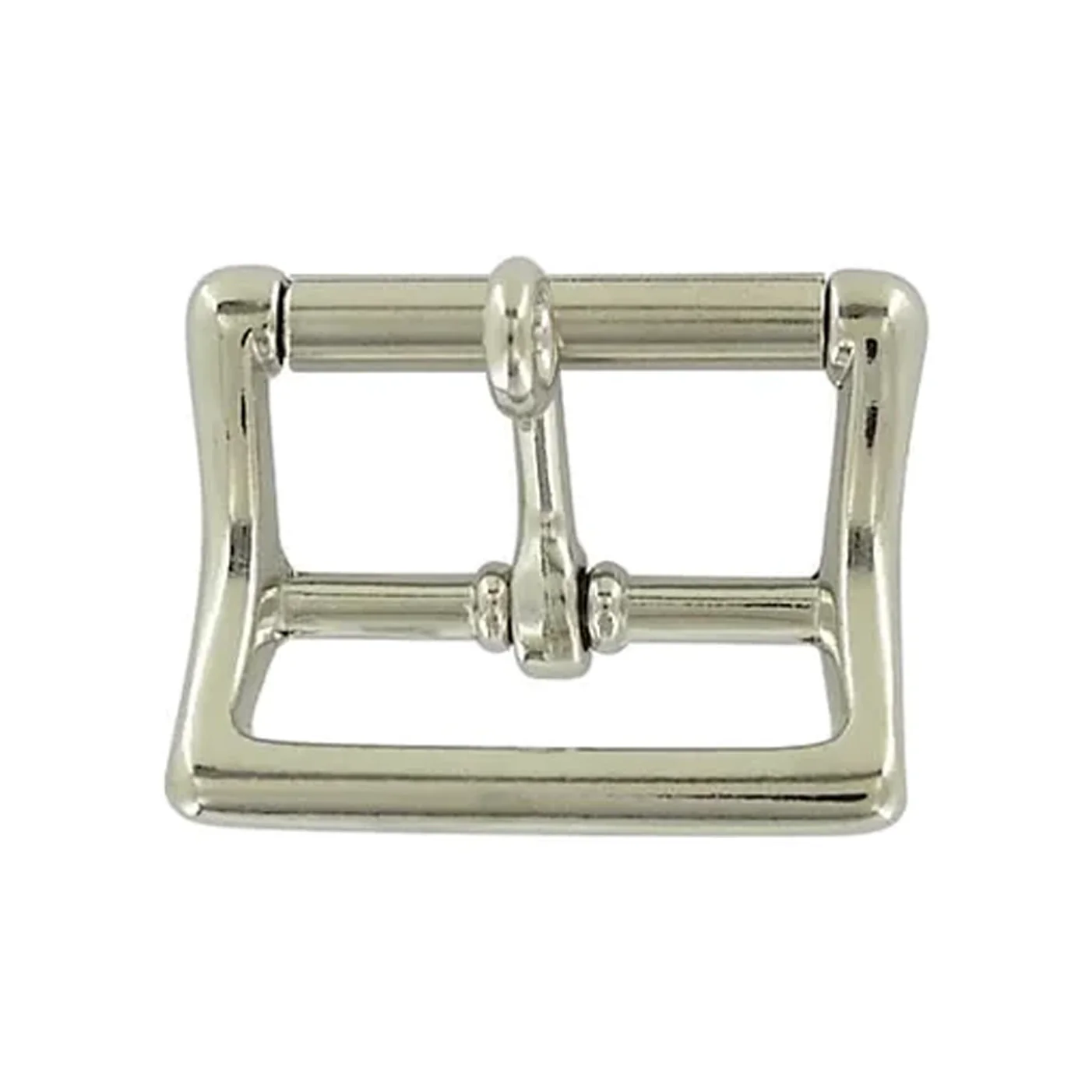 1 1/2" Nickel, Locking Tongue Roller Buckle, Zinc Alloy - Image 4