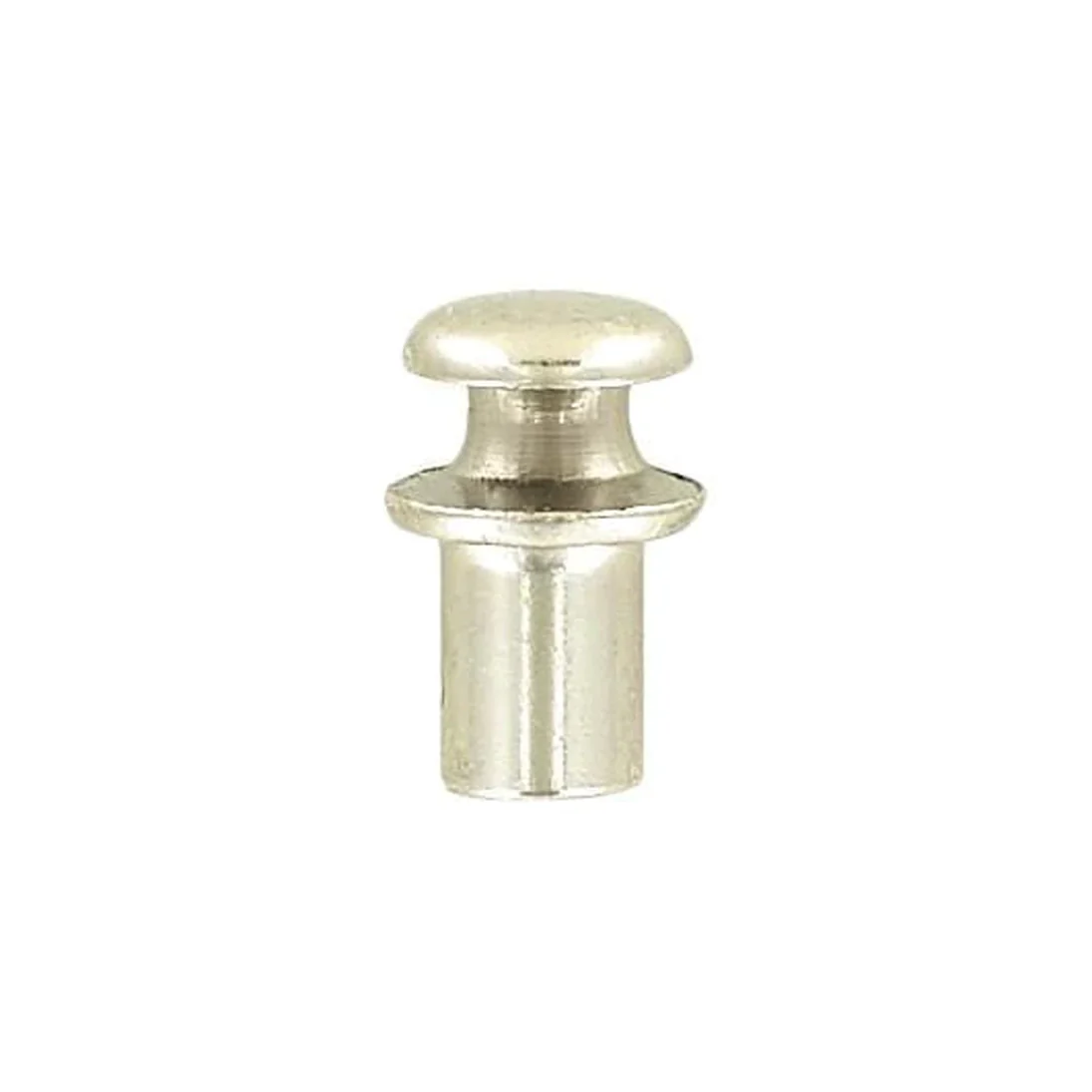 1/2" Nickel, Boot Lace Eyelet Hook, Solid Brass