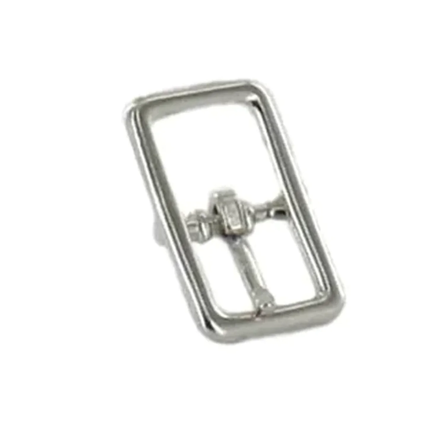 1/2" Nickel, 19x31mm Center Bar Buckle, Zinc Alloy - Image 3