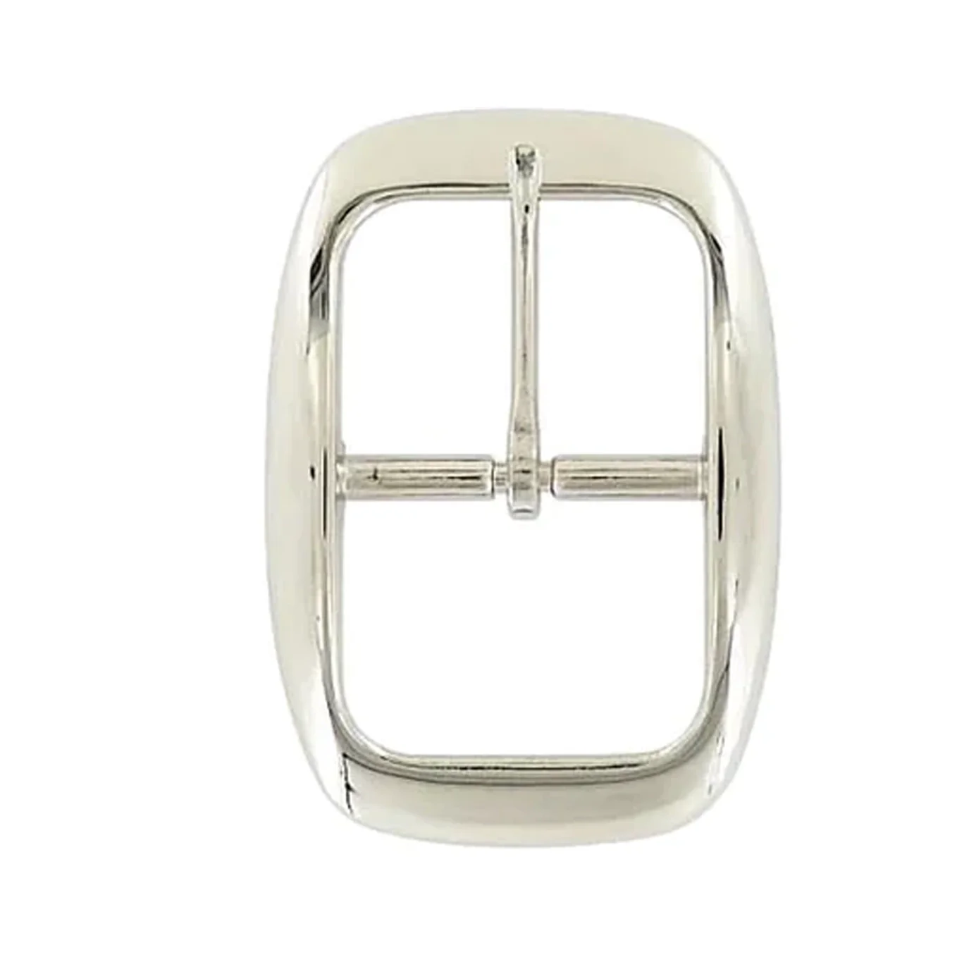 1 1/4" Nickel, Center Bar Buckle, Steel - Image 3