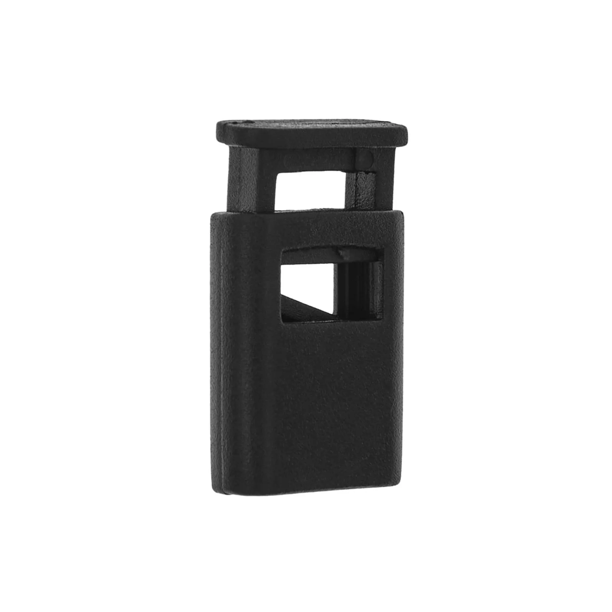 1 1/4" Black, Cord Lock, Plastic - Image 2