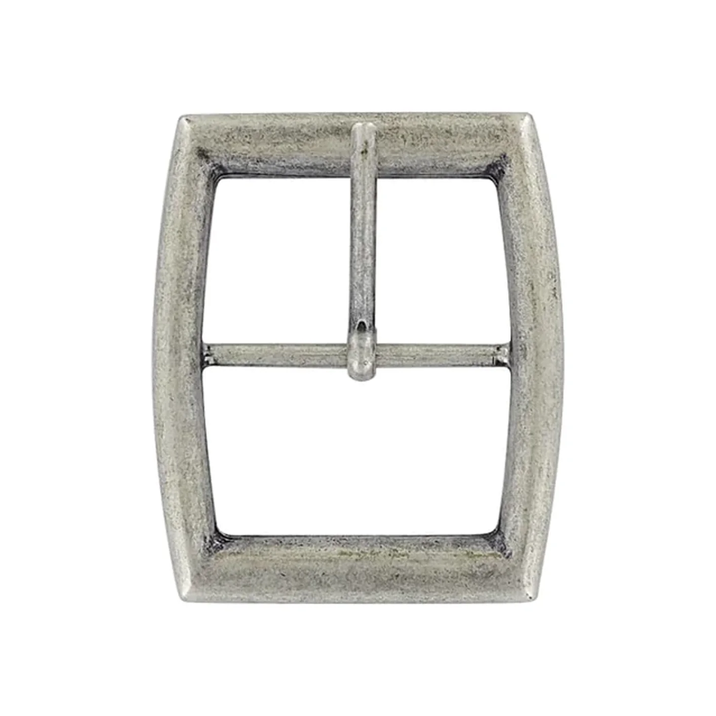 2" Antique Nickel, Artisan Center Bar Buckle, Zinc Alloy - Image 3