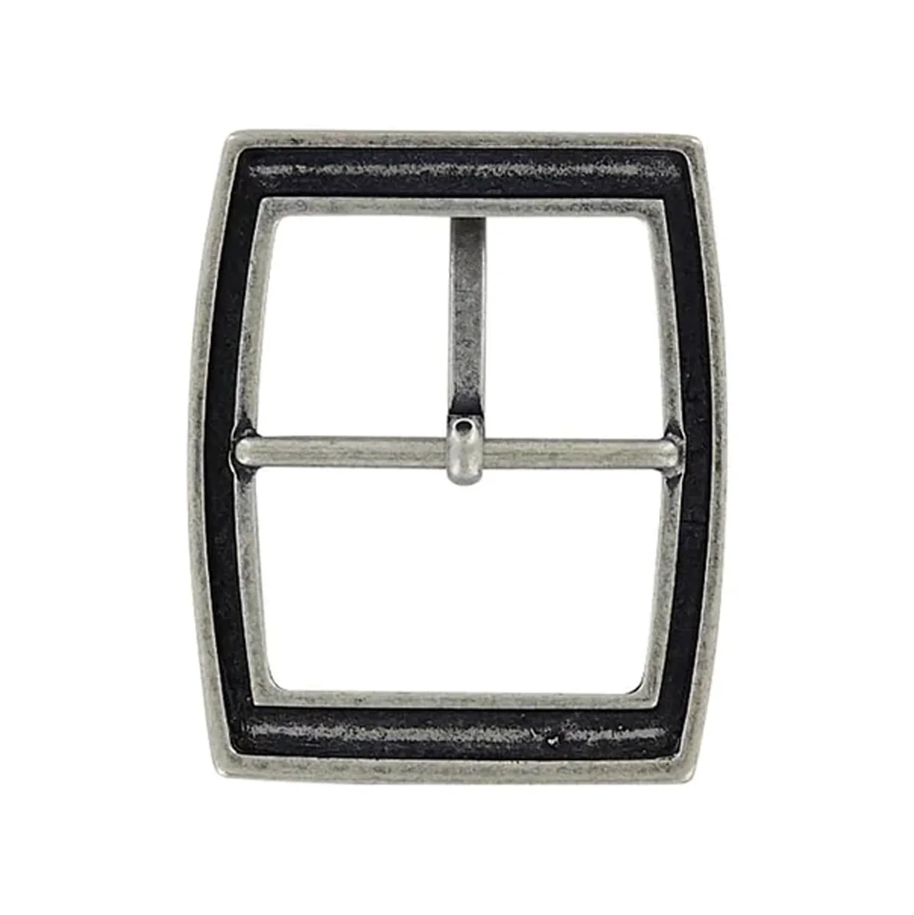 2" Antique Nickel, Artisan Center Bar Buckle, Zinc Alloy - Image 4