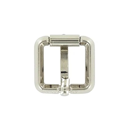 3/4" Nickel, Beveled Roller Buckle, Zinc Alloy - Image 3