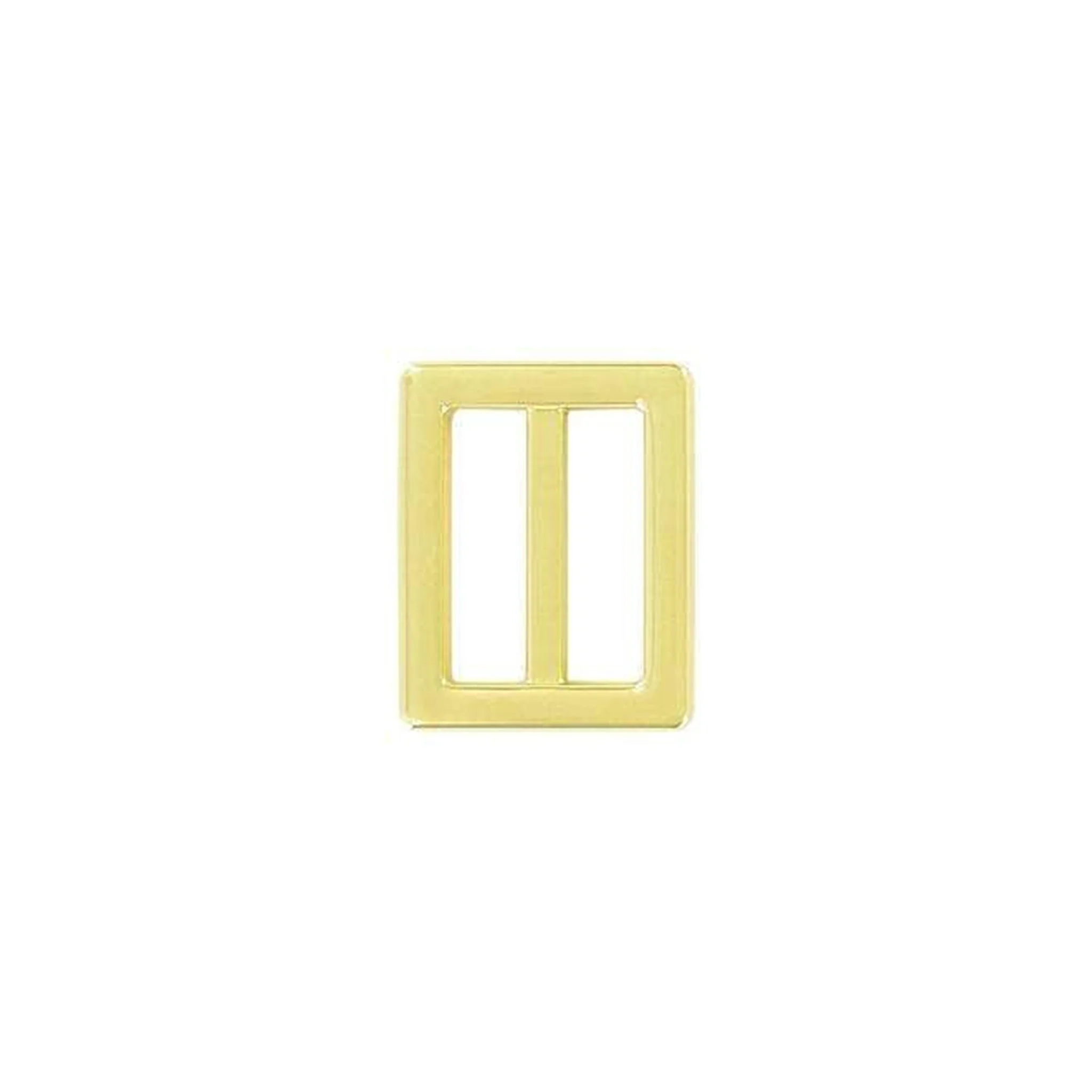 1" Shiny Gold, Cast Strap Tri Glide Slider, Zinc Alloy - Image 3