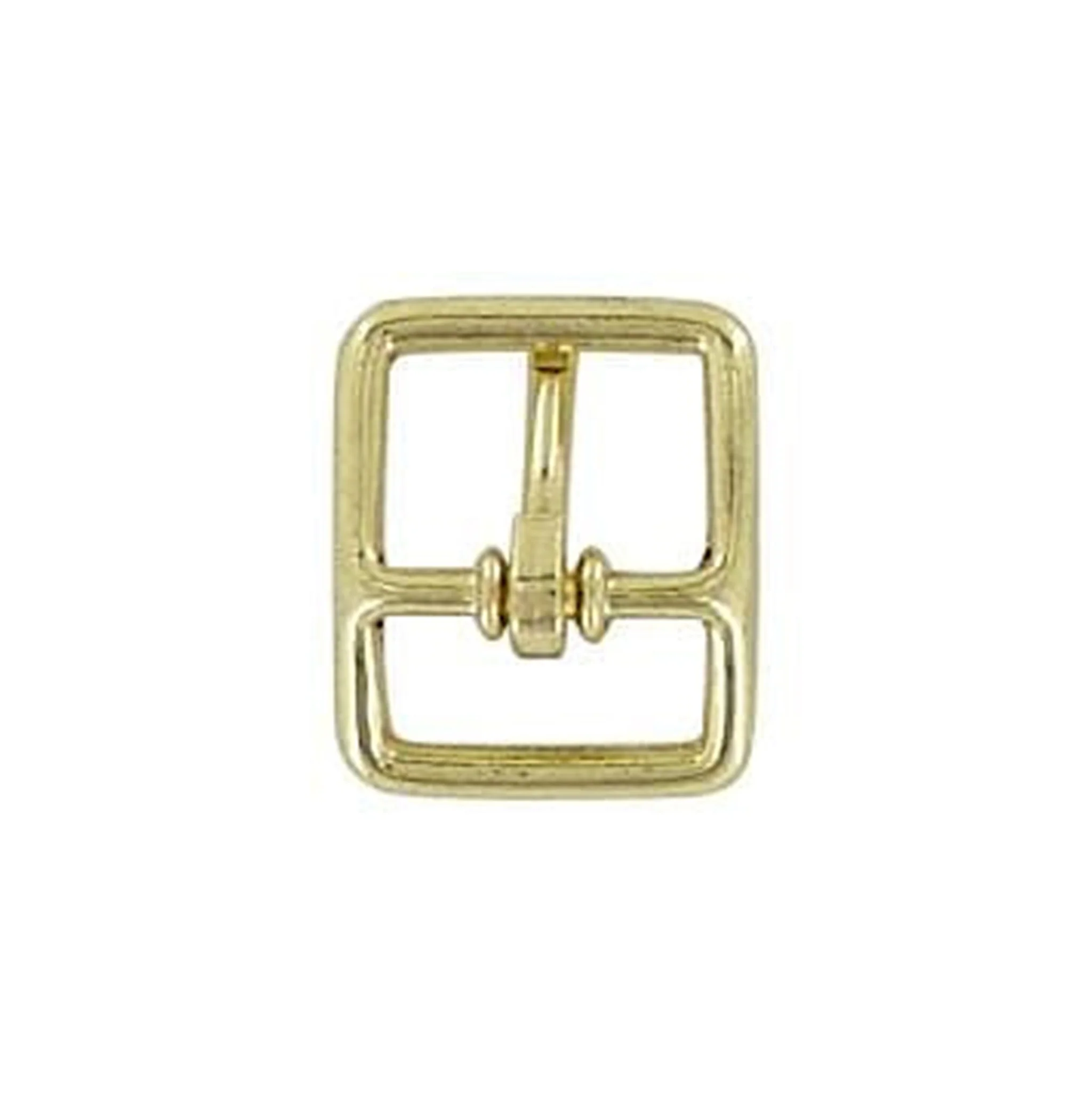1/2" Brass, Center Bar Buckle, Zinc Alloy - Image 4