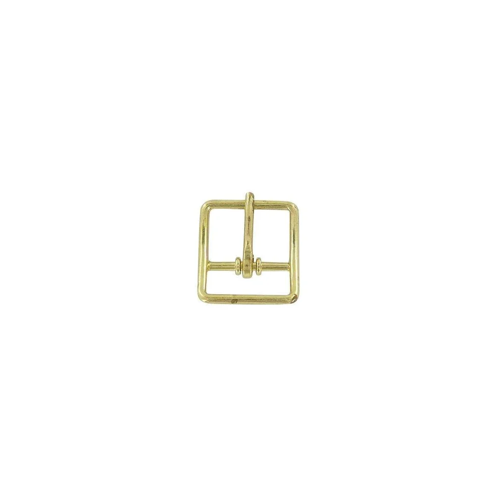 1" Brass, Center Bar Buckle, Zinc Alloy - Image 4