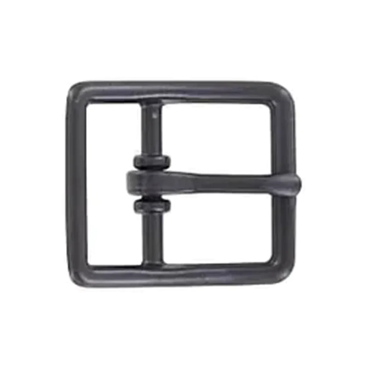 3/4" Black, Center Bar Buckle, Zinc Alloy