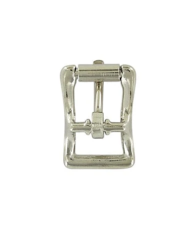 1/2" Nickel, 19x30mm Center Bar Buckle, Zinc Alloy - Image 3