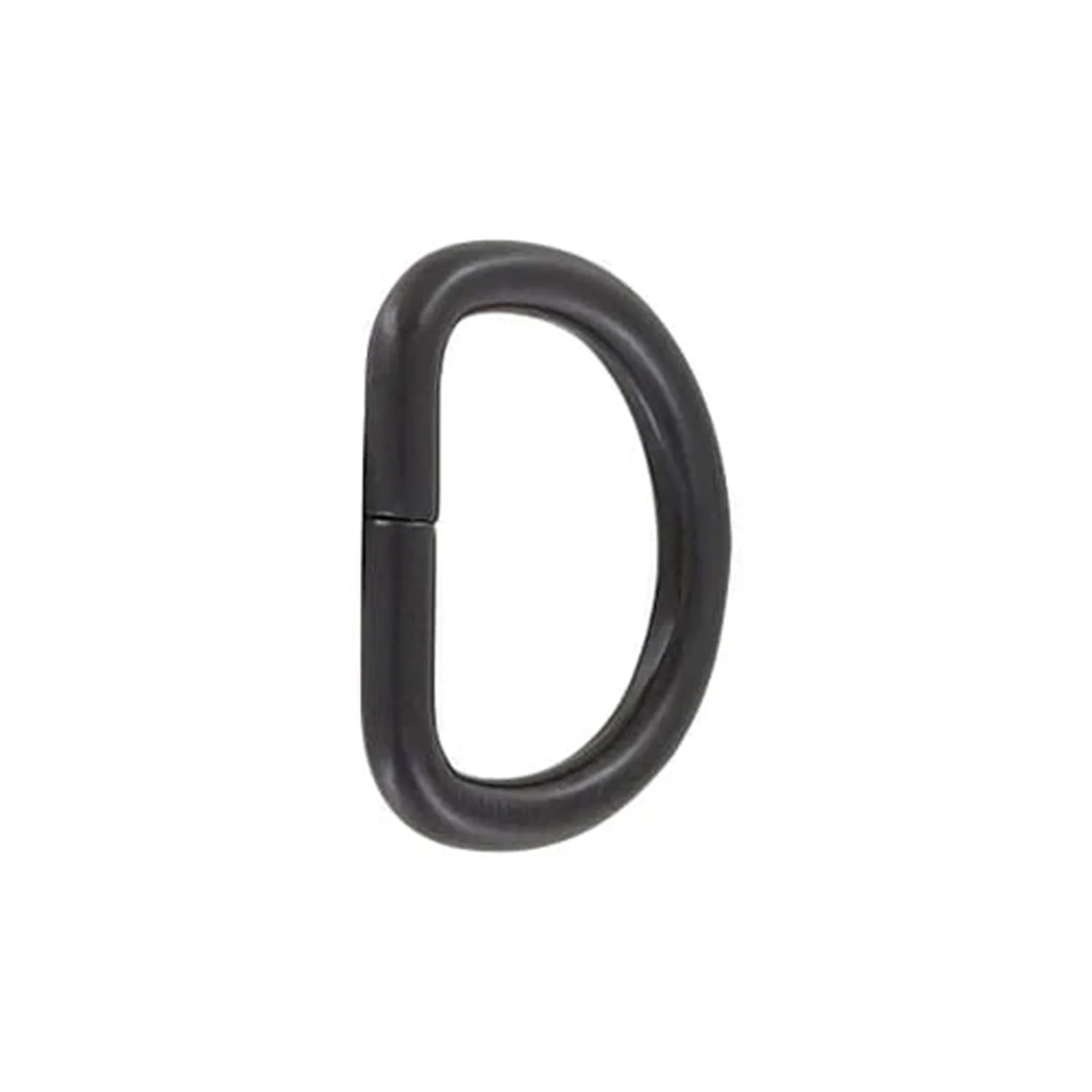 5/8" Matte Black, Split D-Ring, Steel - Image 3