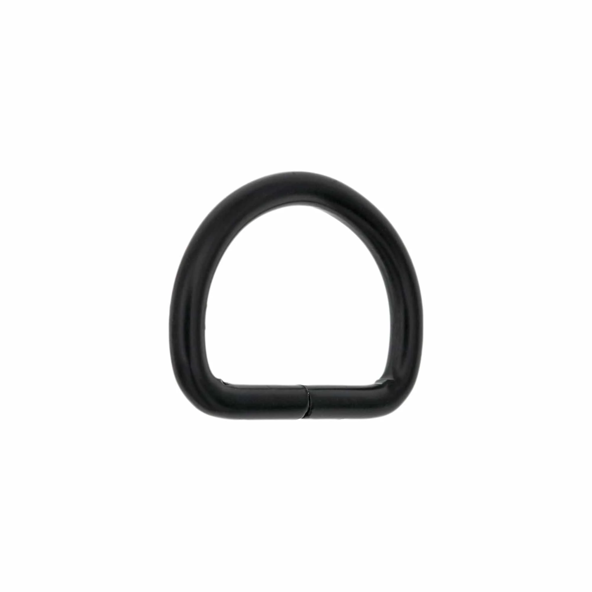 3/4" Matte Black, Split D-Ring, Steel - Image 6