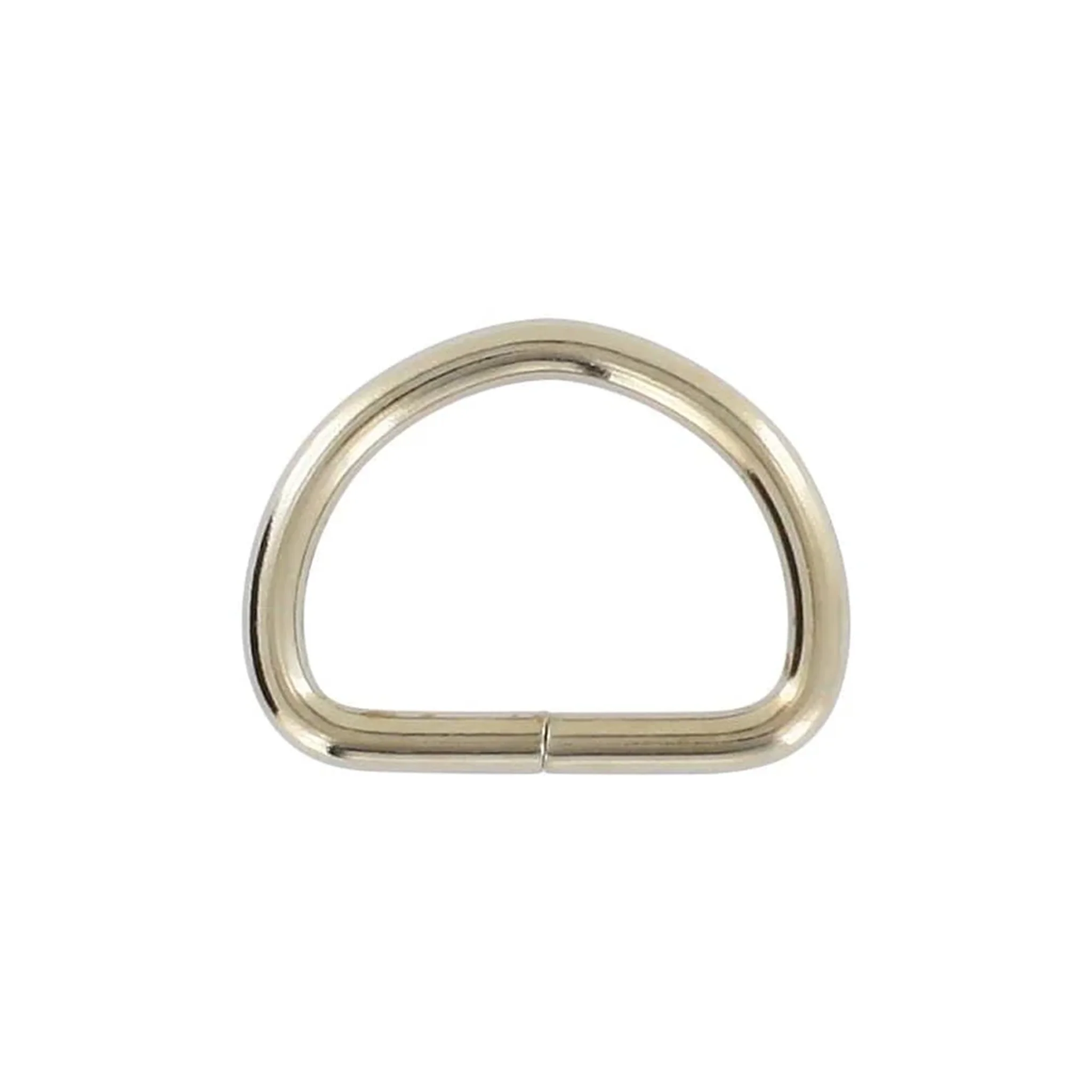 3/4" Nickel, Split D-Ring, Steel - Image 3