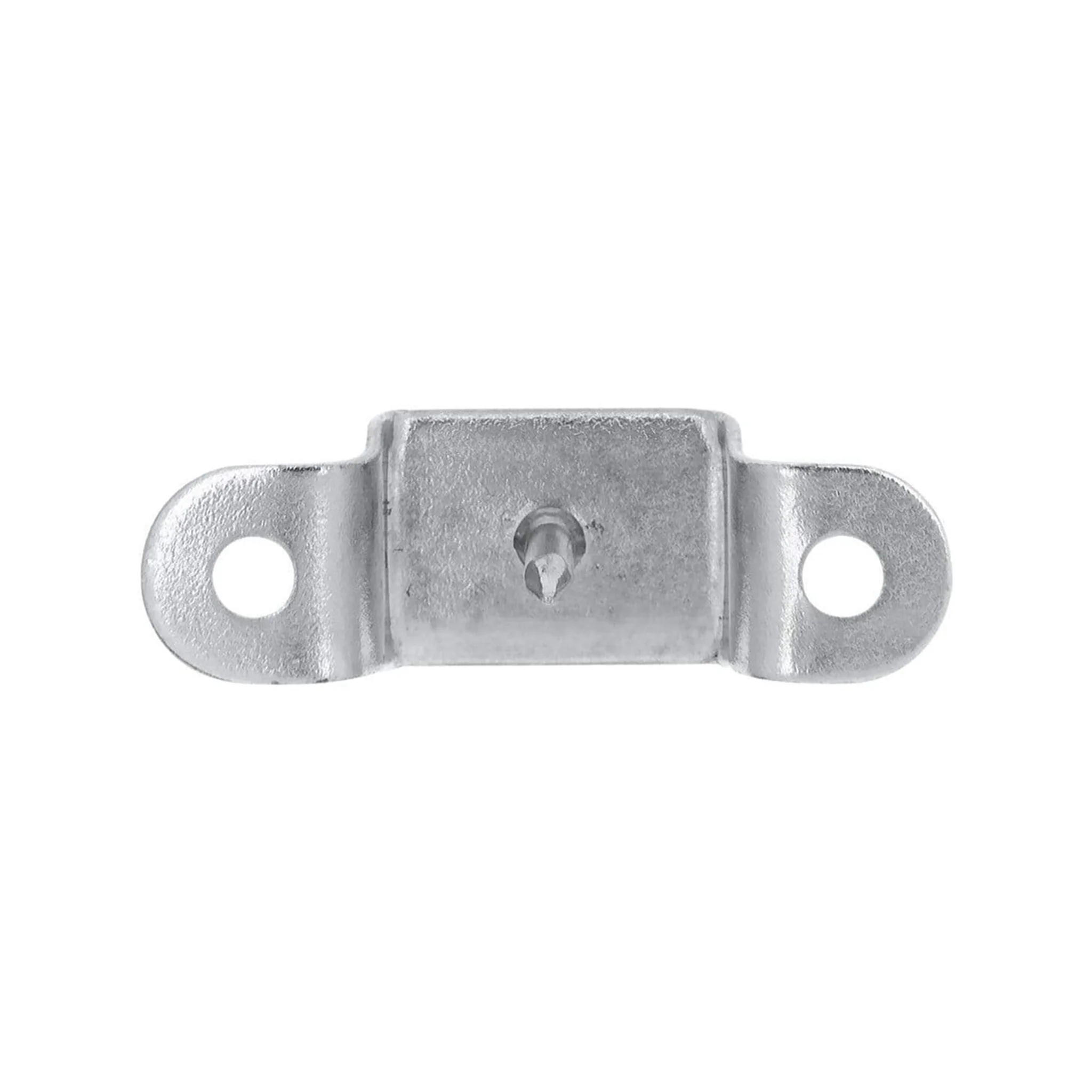 3/4" Nickel, Straight Edge Trunk Handle Loop with Nail, Steel