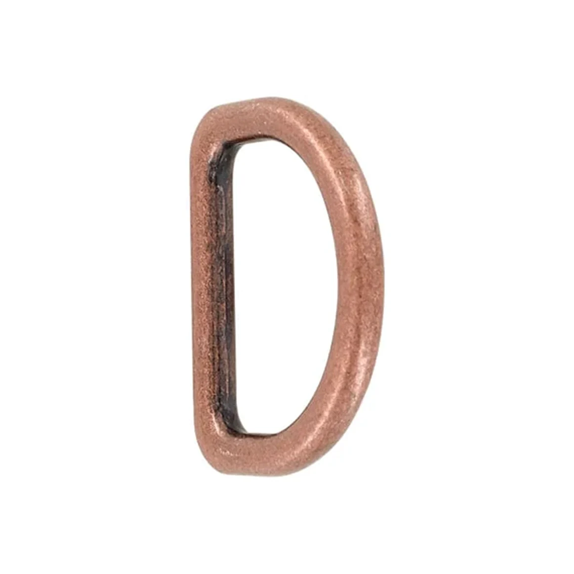 1 1/2" Antique Copper, Cast D-Ring, Zinc Alloy - Image 2