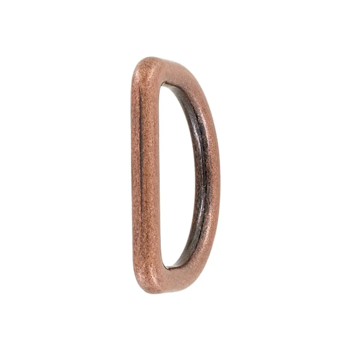 1 1/2" Antique Copper, Cast D-Ring, Zinc Alloy - Image 3