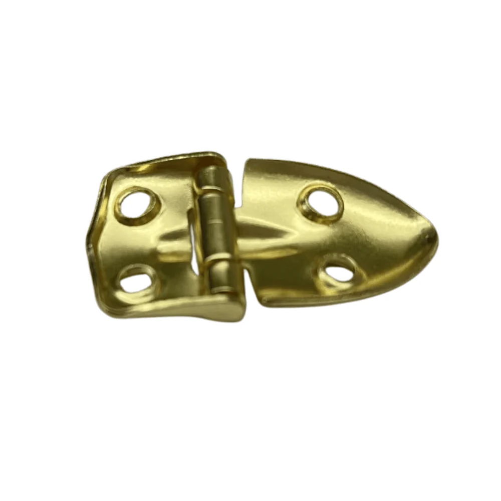 1" Brass, Concave Stop Hinge, Zinc Alloy - Image 2