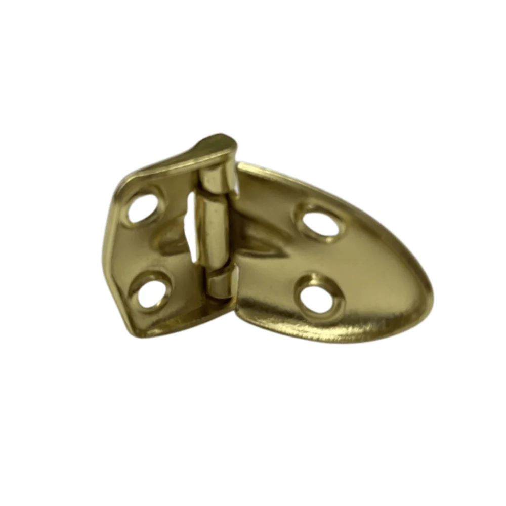 1" Brass, Concave Stop Hinge, Zinc Alloy - Image 3
