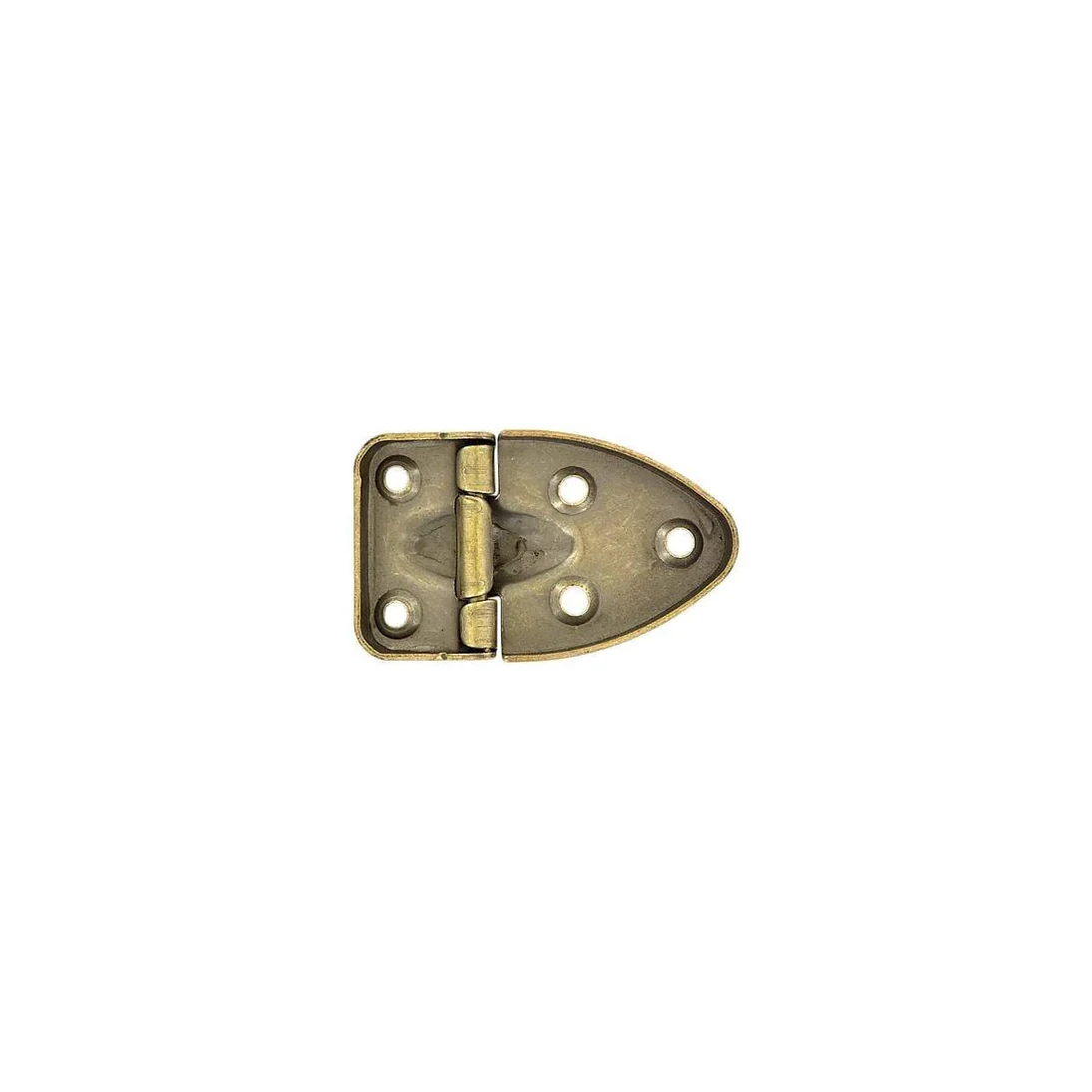 1 1/2" Antique Brass, Stop Hinge, Zinc Alloy - Image 3