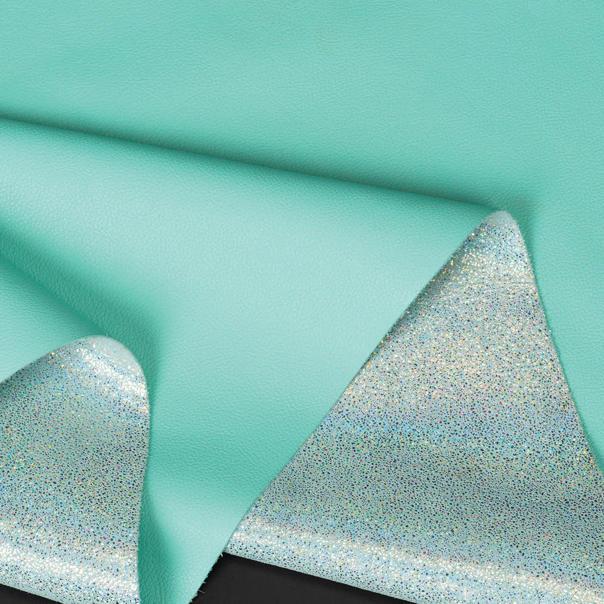 Double Face Glitter Leather, 2 to 3 oz. - Image 4